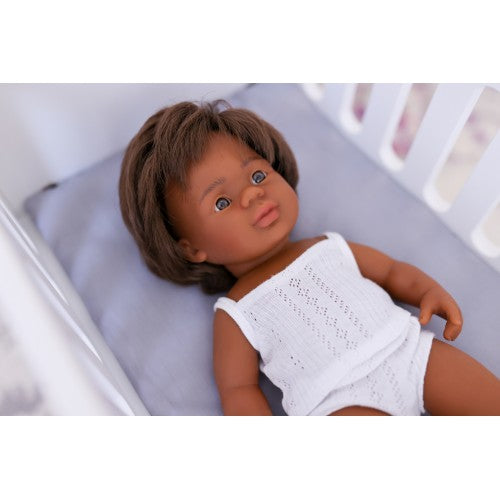 Aboriginal Boy 38cm Baby Doll (undressed) - Miniland