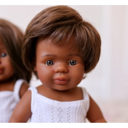 Aboriginal Boy 38cm Baby Doll (undressed) - Miniland