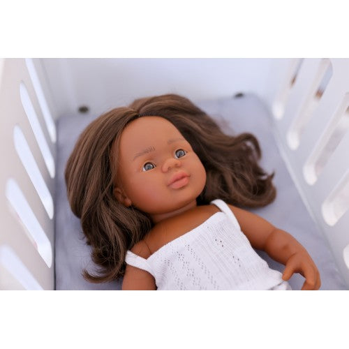 Aboriginal Girl 38cm Baby Doll (undressed) - Miniland