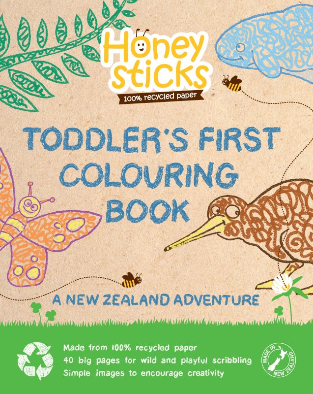 New Zealand Adventure Colouring Book - Honeysticks