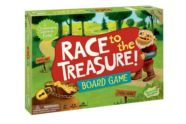 Race to the Treasure Co-op Game - Peaceable Kingdom