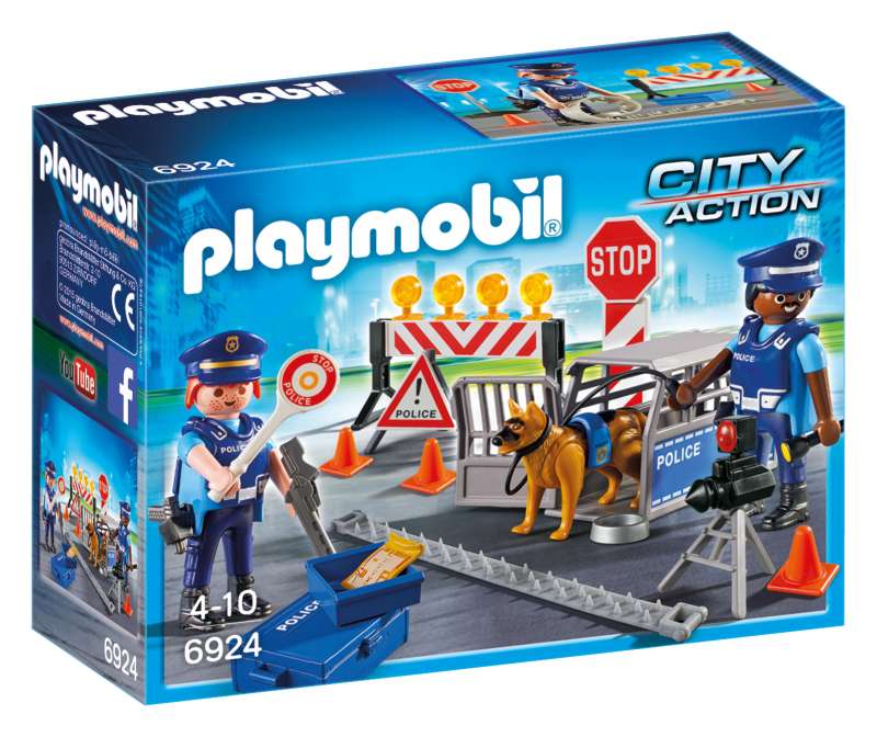 Police Roadblock - Playmobil box