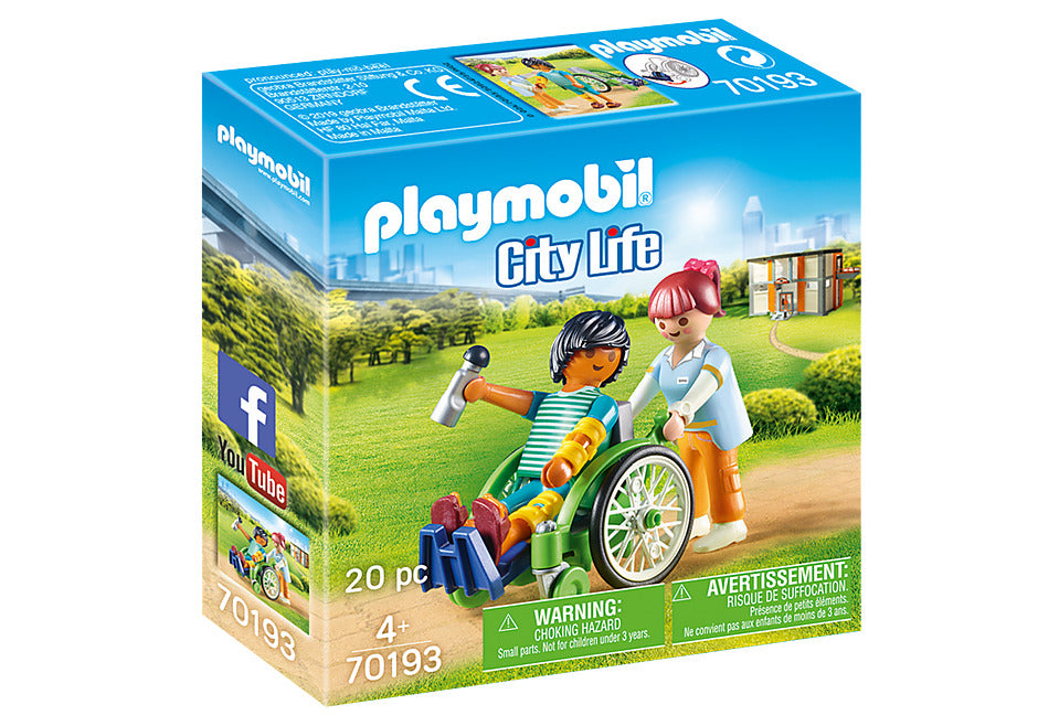 Patient in Wheelchair - Playmobil