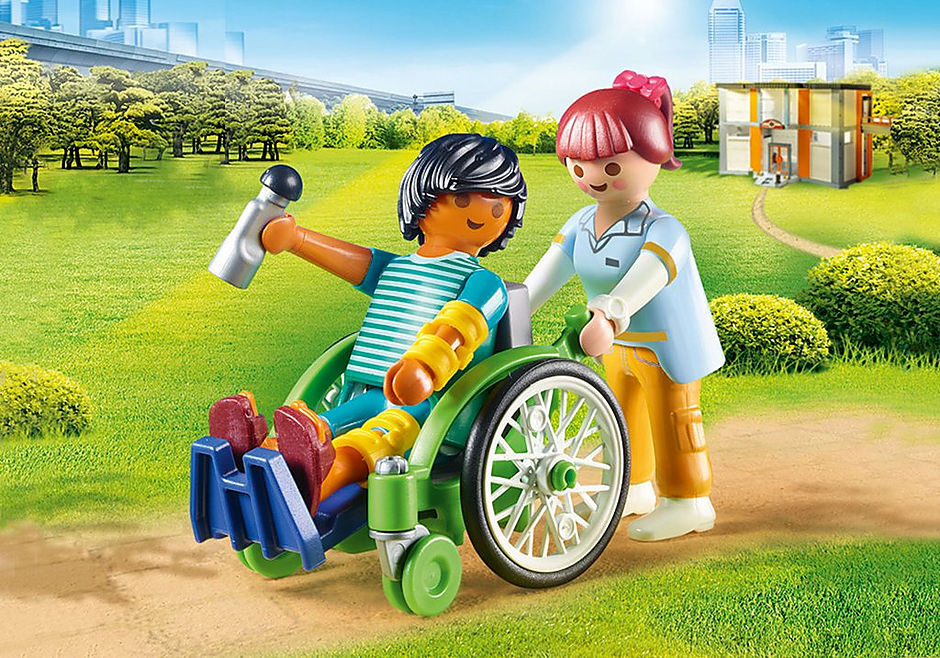 Patient in Wheelchair - Playmobil