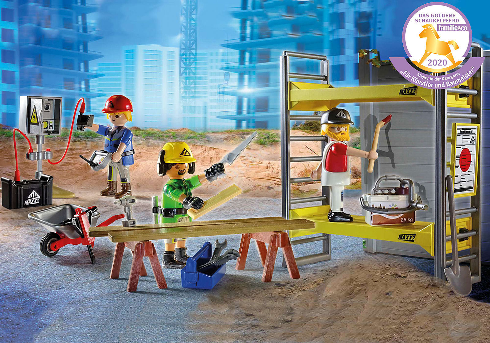 Scaffolding with Workers Playmobil