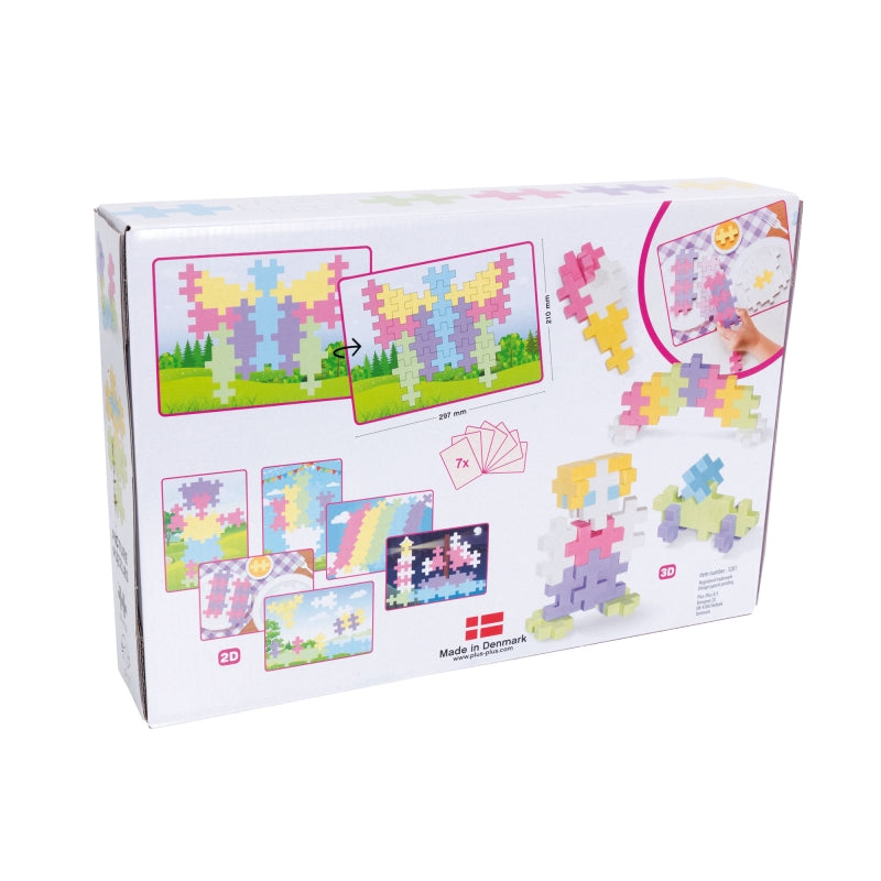 BIG Pastel Picture Puzzle Blocks 60pcs - Plus Plus