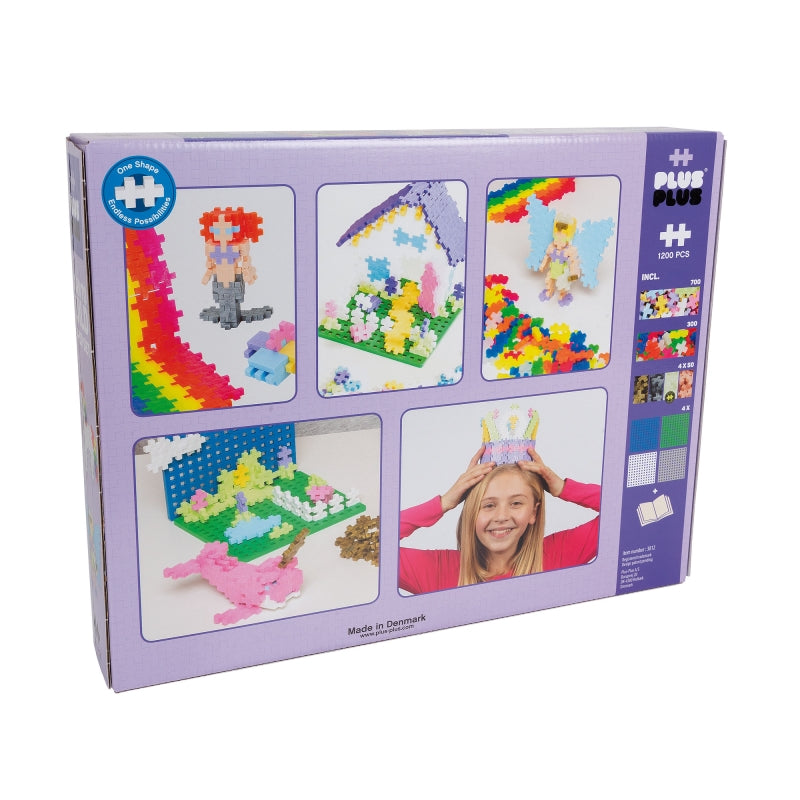 Learn to Build Blocks Super Set Pastel 1200pcs - Plus Plus
