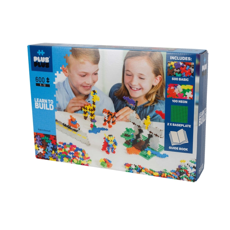 Learn to Build Blocks Basic 600 pcs - Plus Plus