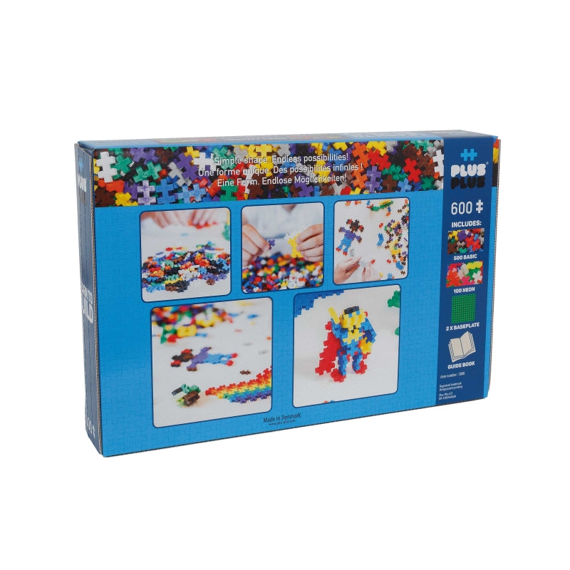 Learn to Build Blocks Basic 600 pcs - Plus Plus