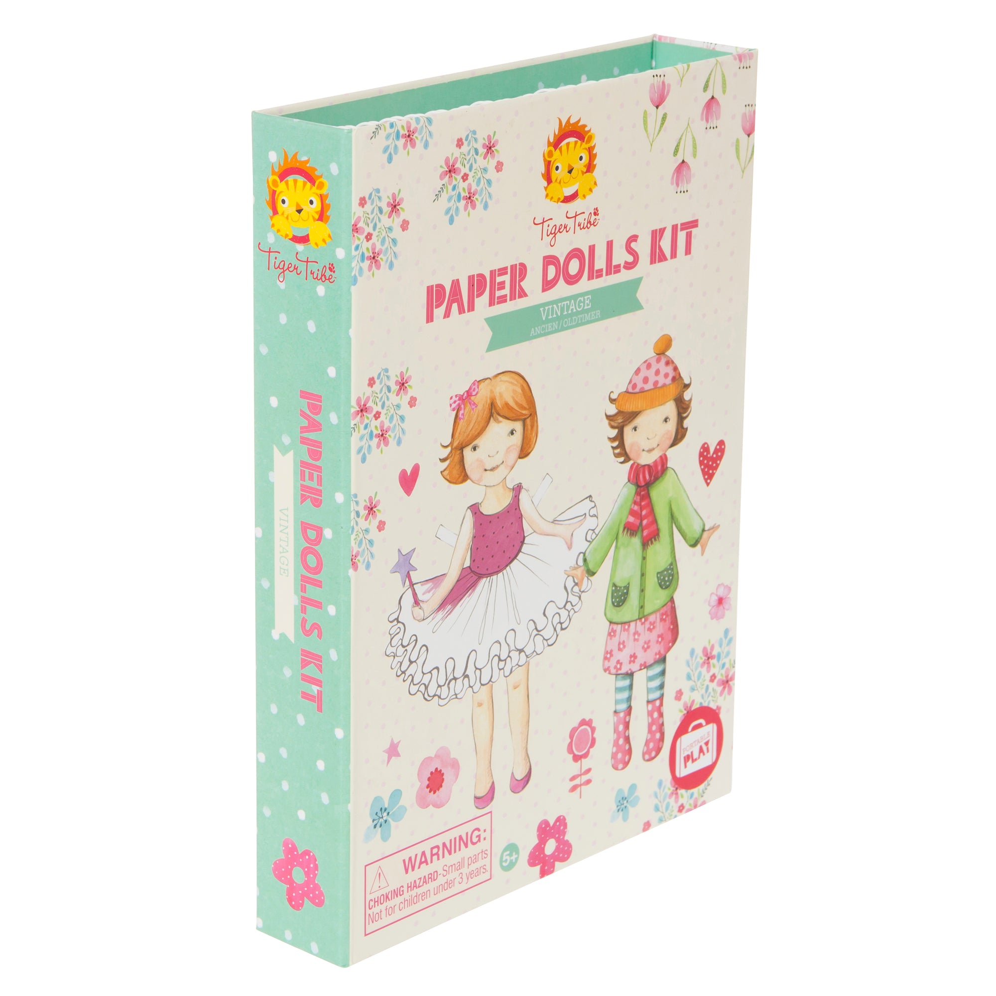 Vintage Paper Dolls Kit - Tiger Tribe
