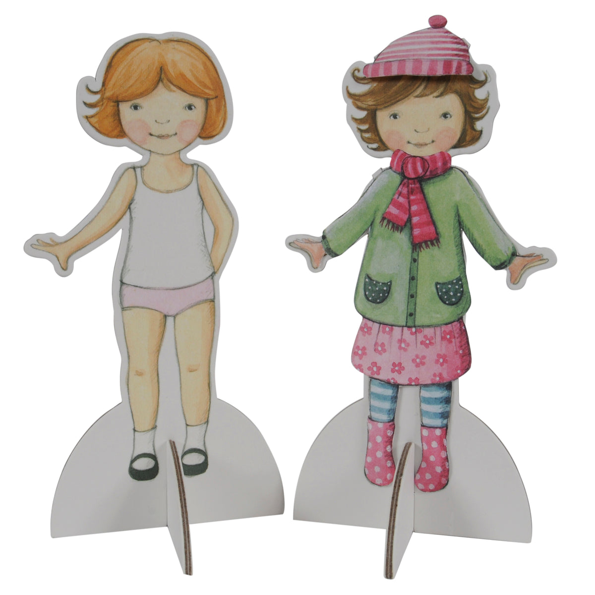 Vintage Paper Dolls Kit - Tiger Tribe
