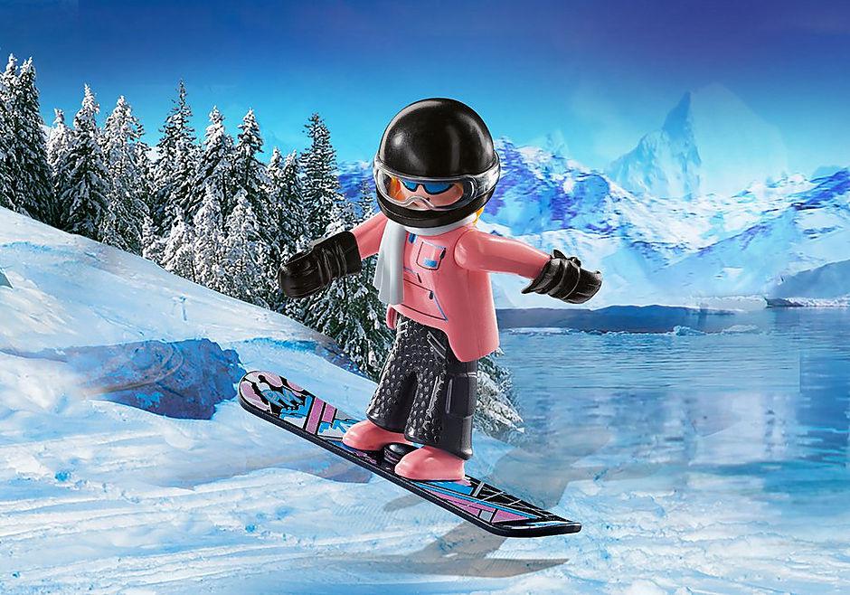 Playmo- female snowboarder - Playmobil