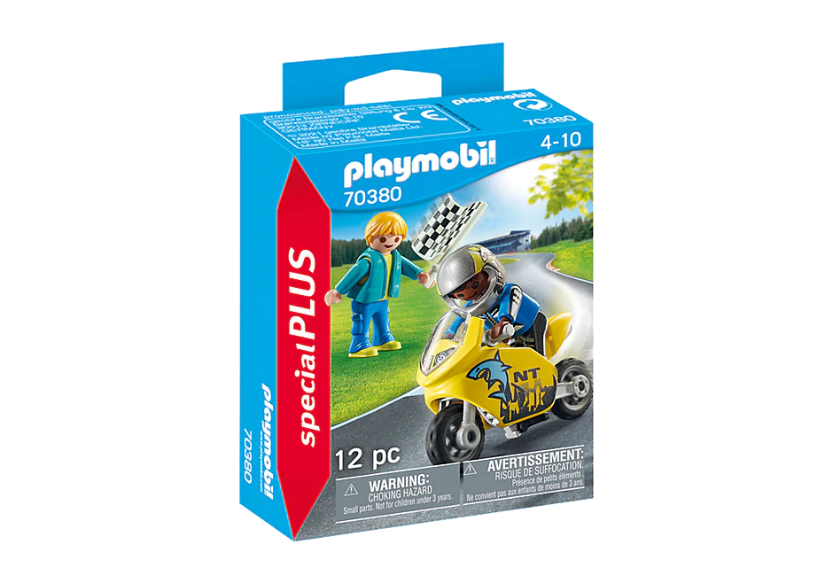 Boys with Motorcycle - Playmobil