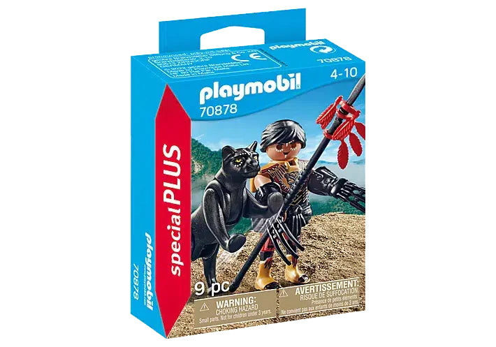Warrior with Panther - Playmobil