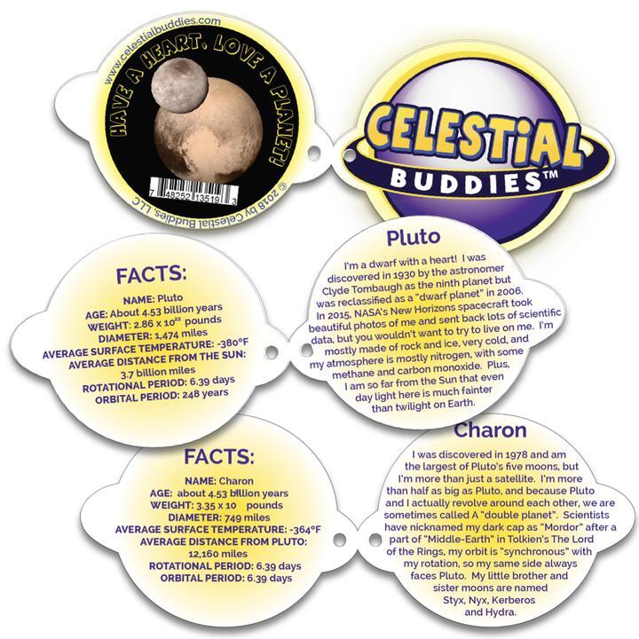Charon and Pluto Plush - Celestial Buddies