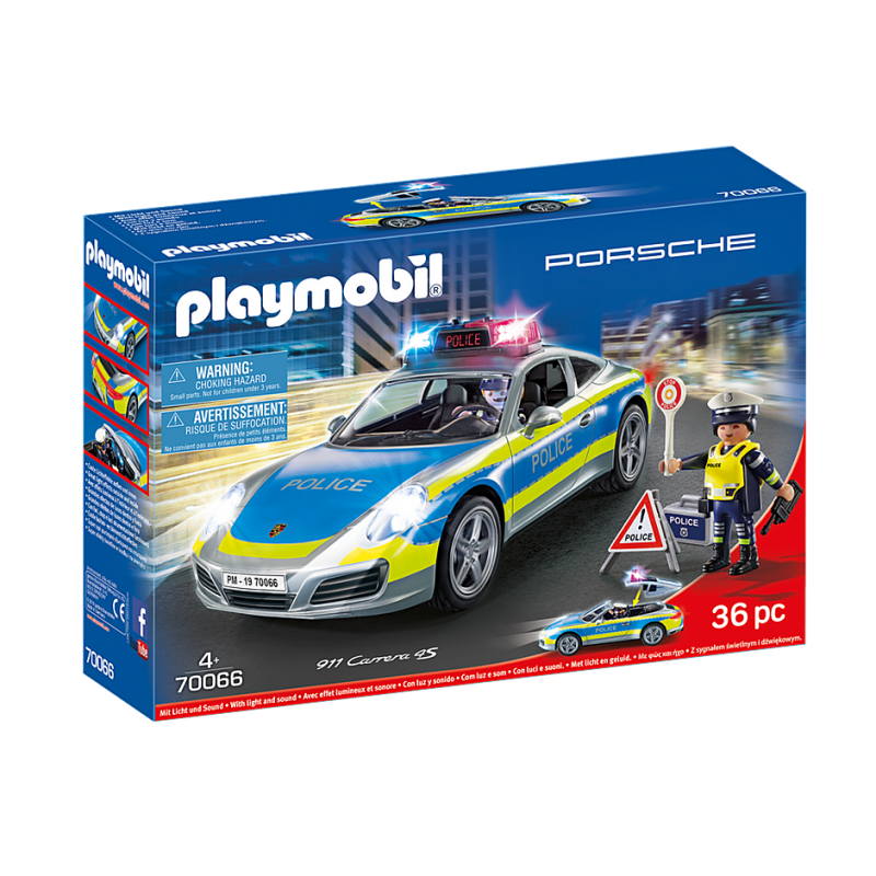 Police Porsche 911 Carrera 4S - Playmobil