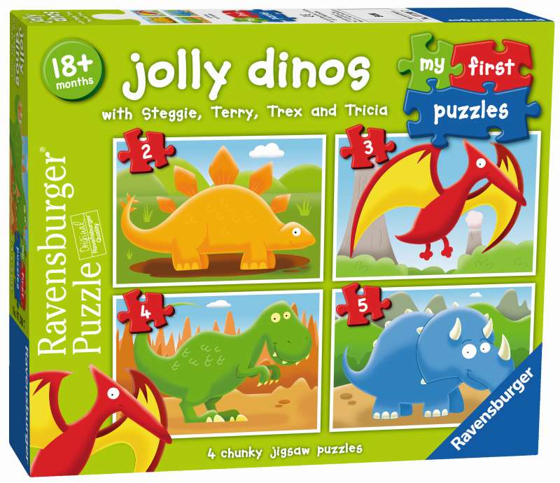 Jolly Dinos 4 My First Puzzles - Ravensburger