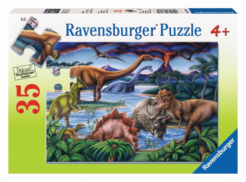 Dinosaur Playground Puzzle 35pc - Ravensburger