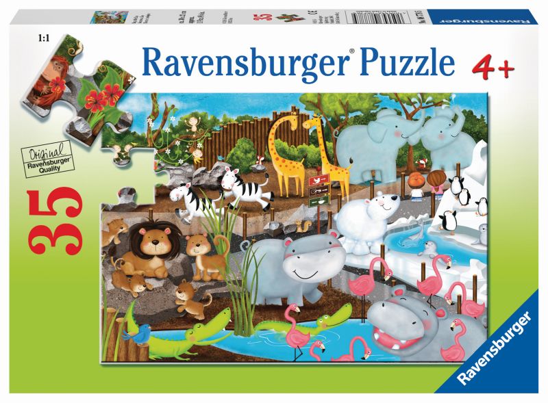 Day at the Zoo 35pc Puzzle - Ravensburger