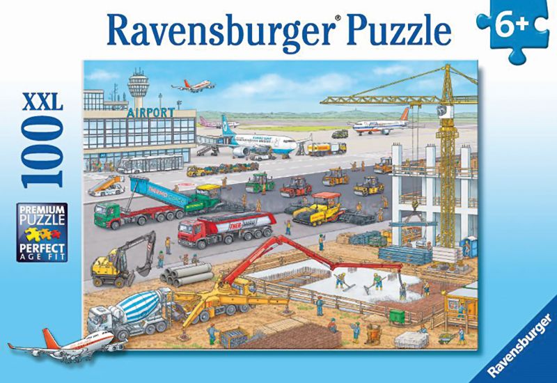 Airport Construction Site 100pc Puzzle - Ravensburger