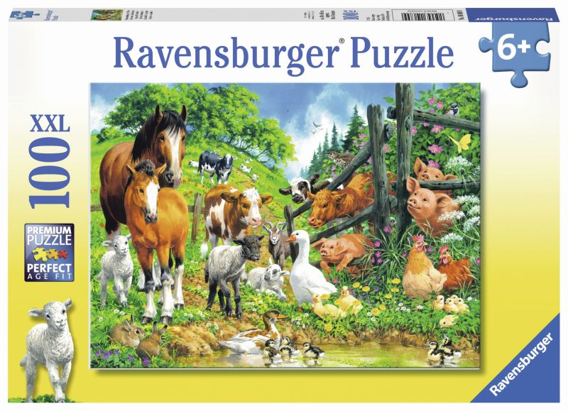 Animal Get Together 100pc Puzzle - Ravensburger