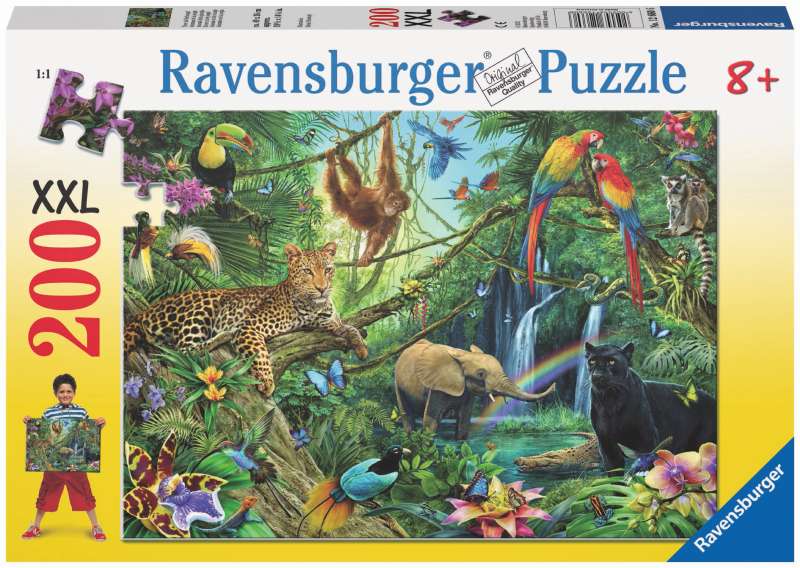 Animals in the Jungle 200pc Puzzle - Ravensburger