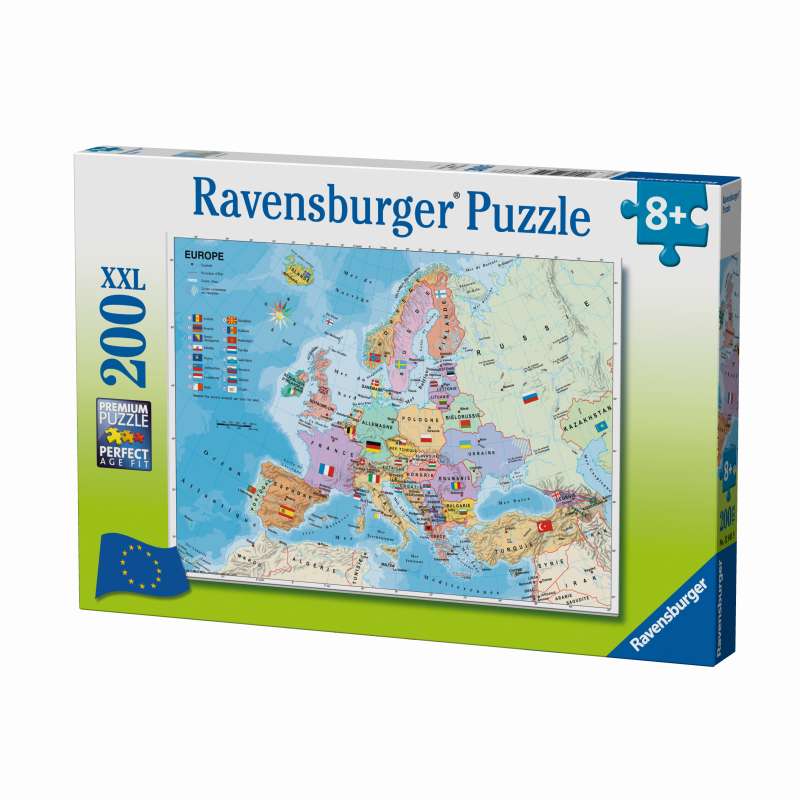 European Map 200pc Puzzle - Ravensburger
