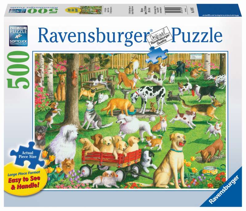 At the Dog Park Large Format 500pc Puzzle - Ravensburger