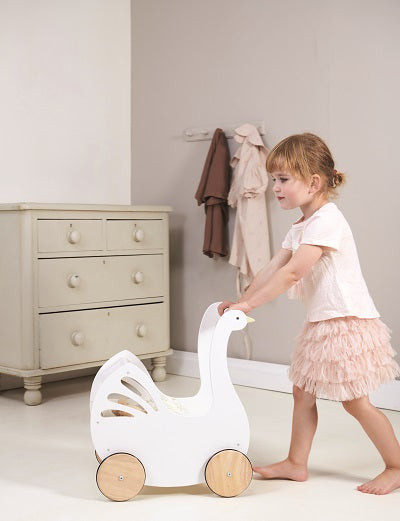 Sweet Swan Pram - Tender Leaf Toys