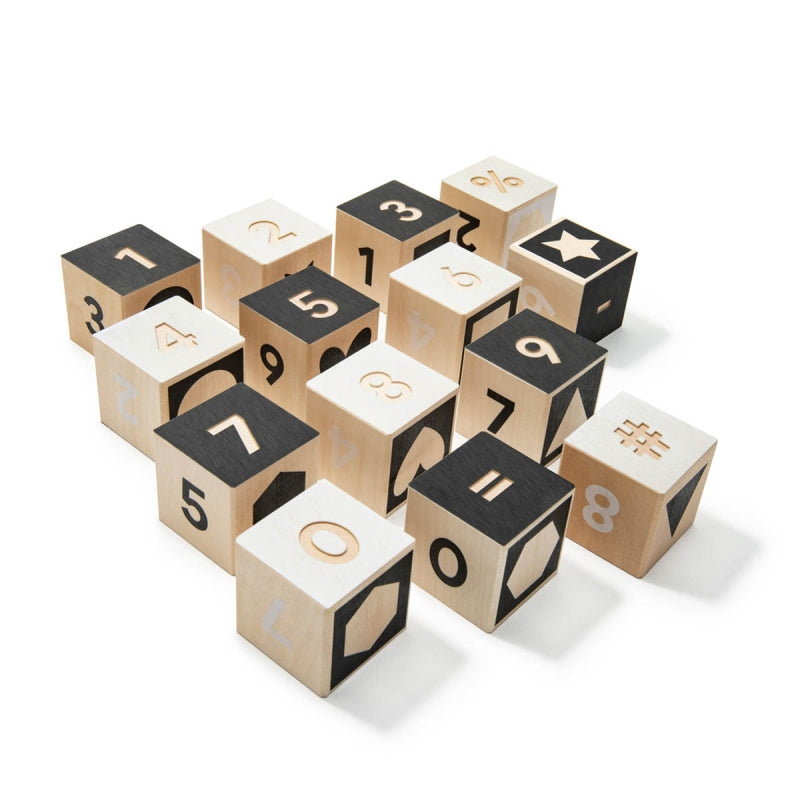 Tonet Number Blocks 14 pc - Uncle Goose