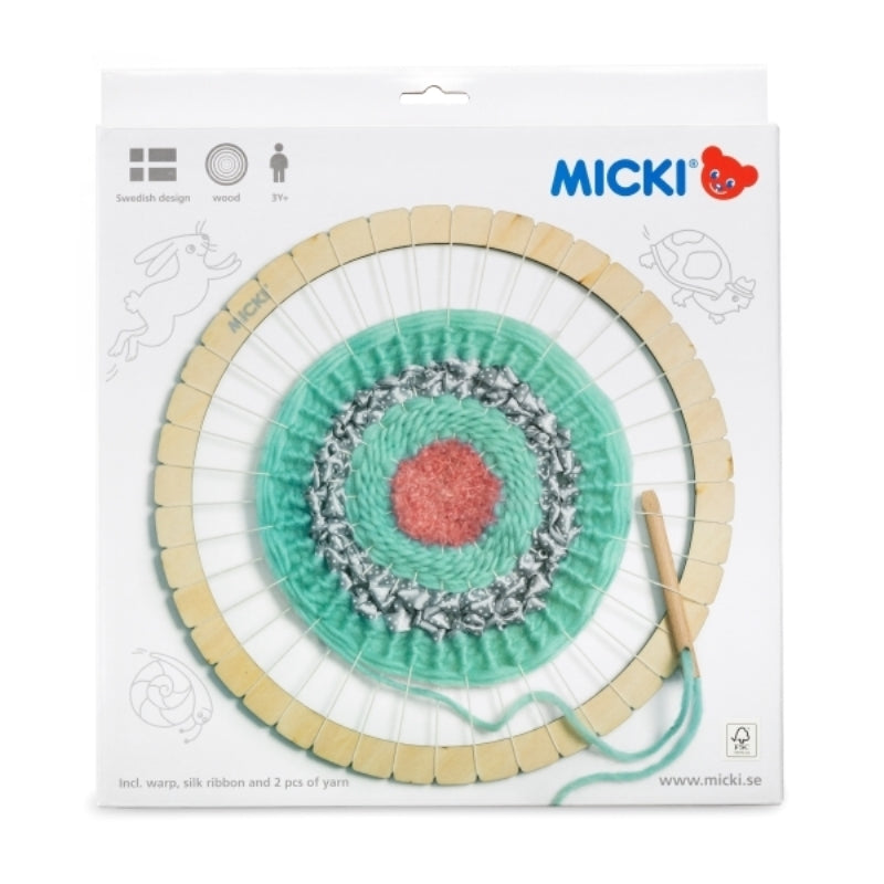 Round Wooden Weaving Frame - Micki