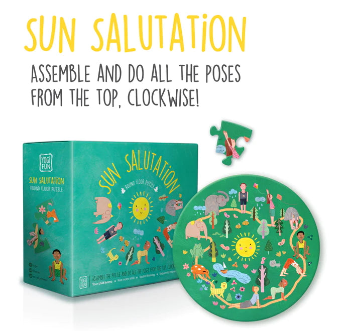 Sun Salutation Puzzle 49pcs - Yogi Fun