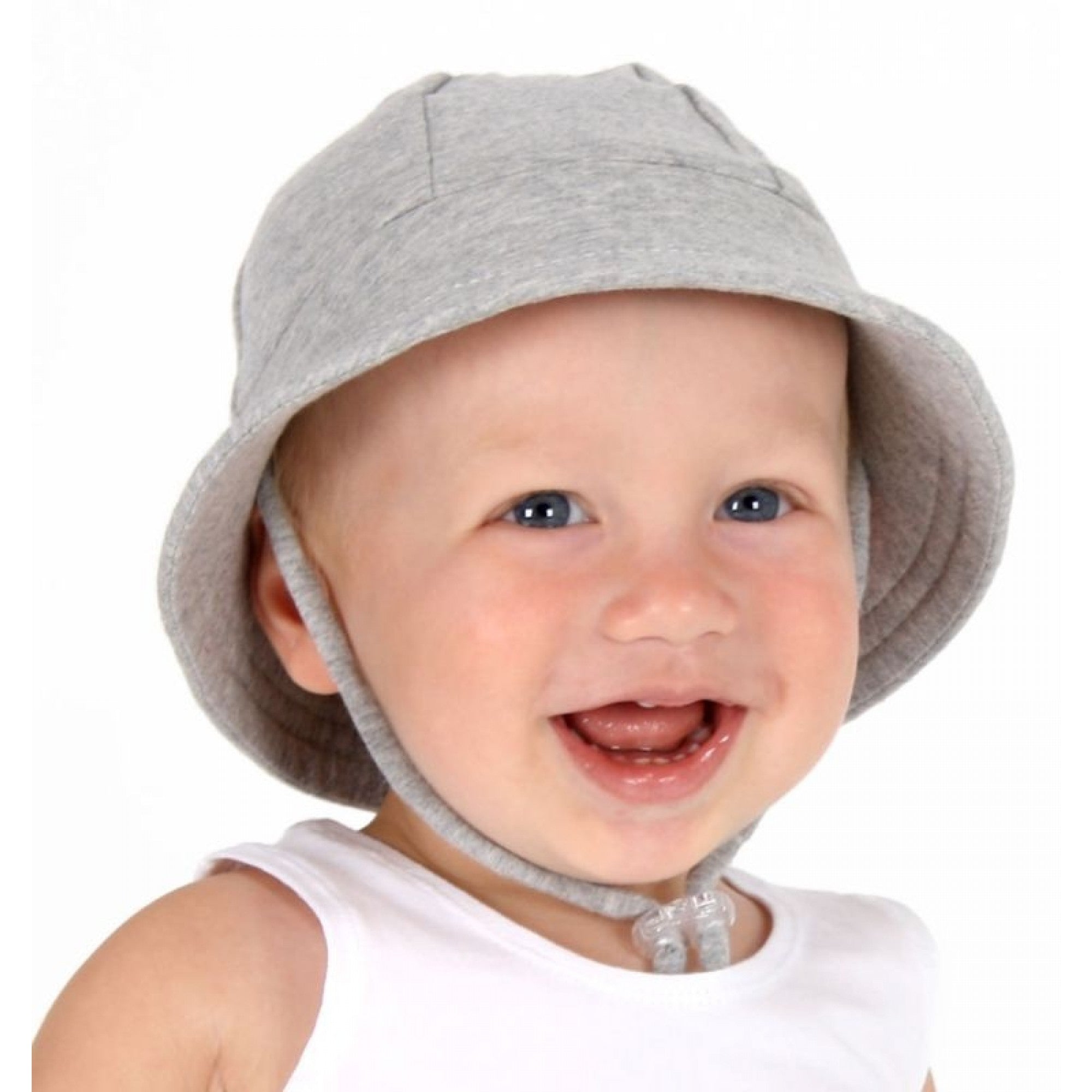 Grey Marle Baby Bucket Hat - Bedhead Hats