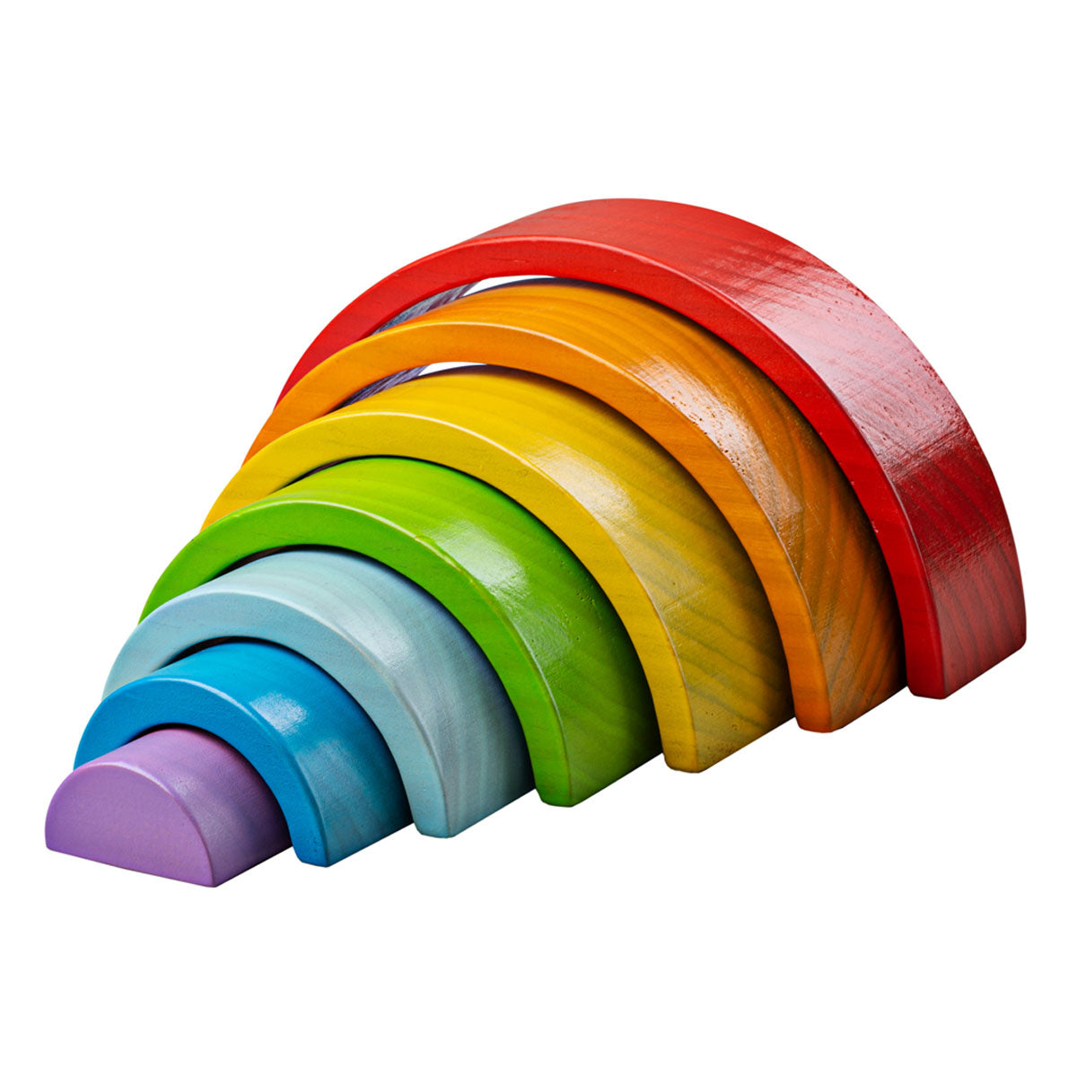 Wooden Stacking Rainbow Small - Bigjigs