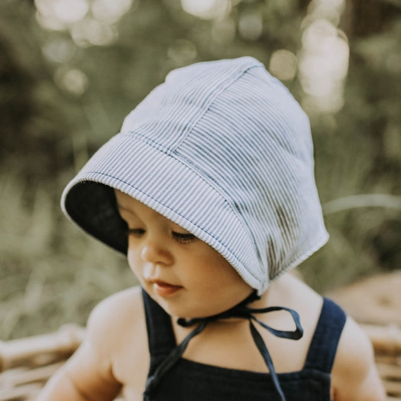 Charlie Indigo Reversible Bonnet - Bedhead Hats