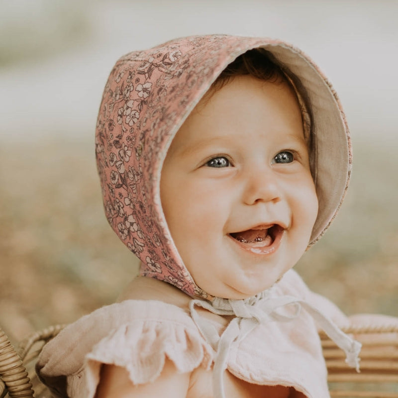 Florence Flax Reversible Bonnet - Bedhead Hats