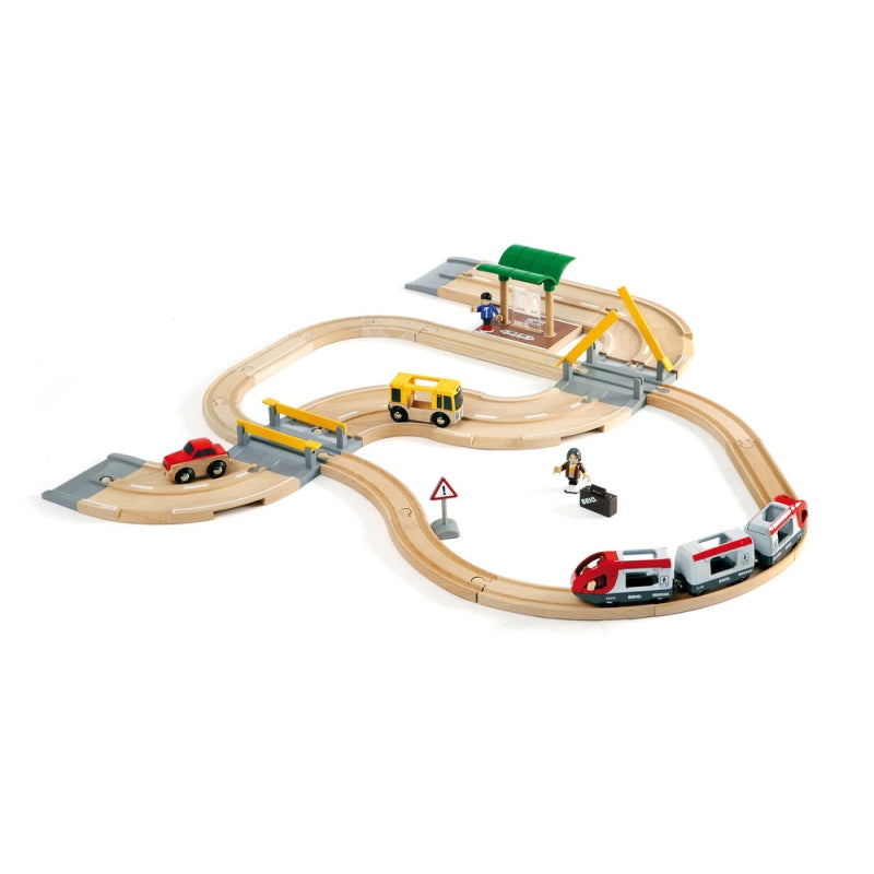 Brio wooden rail and 2024 road set