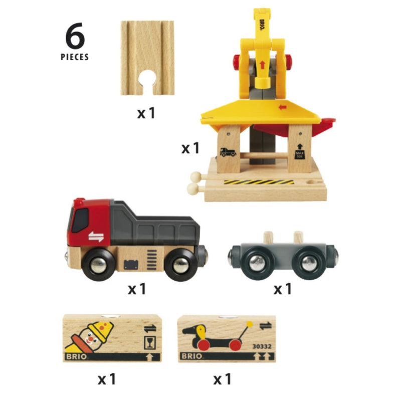 Freight Goods Station 6 pieces - Brio