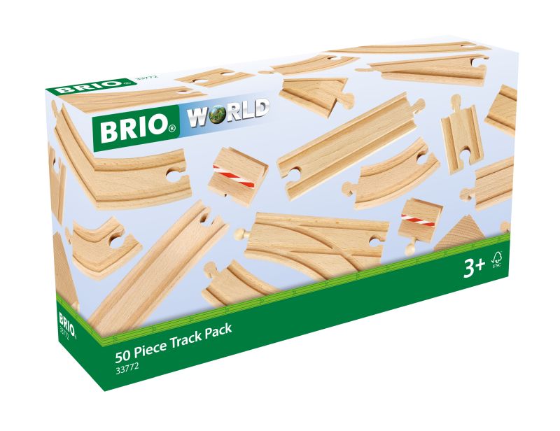 50 Piece Track Pack - Brio