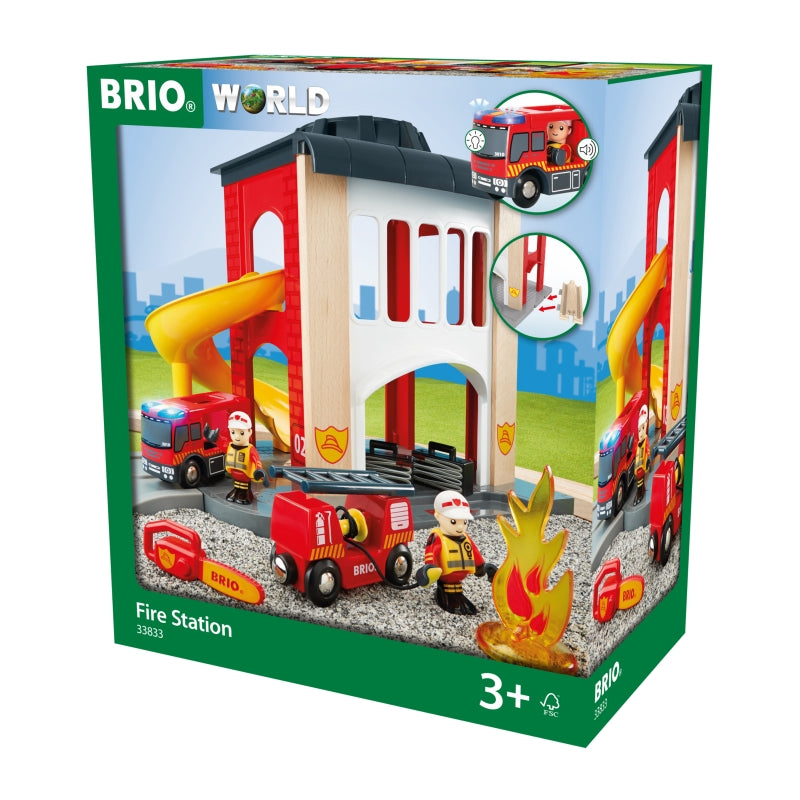 Fire Station 12 pce - BRIO