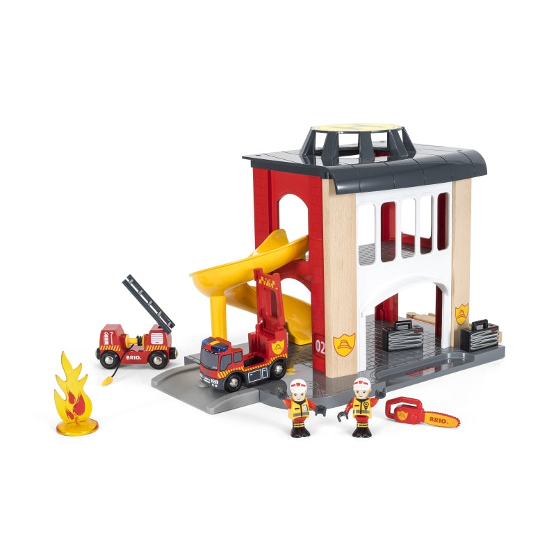Fire Station 12 pce - BRIO
