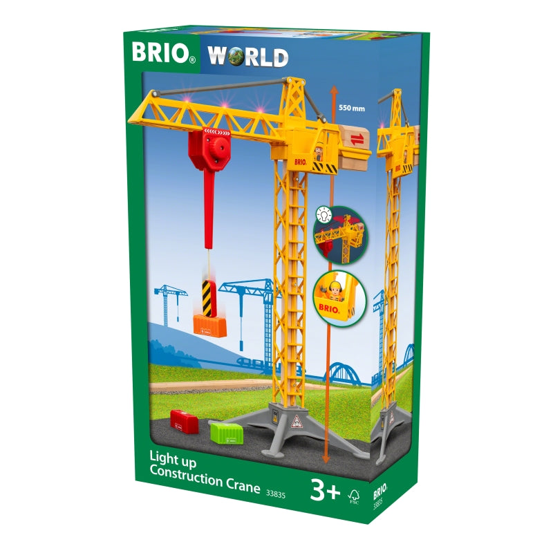 Light Up Construction Crane - Brio