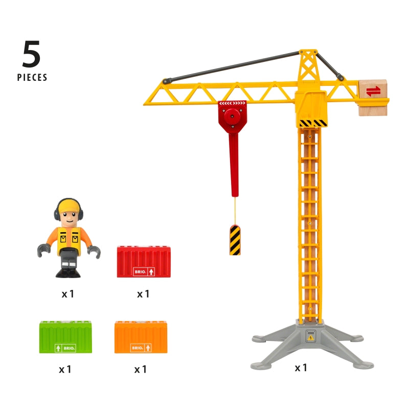 Light Up Construction Crane - Brio