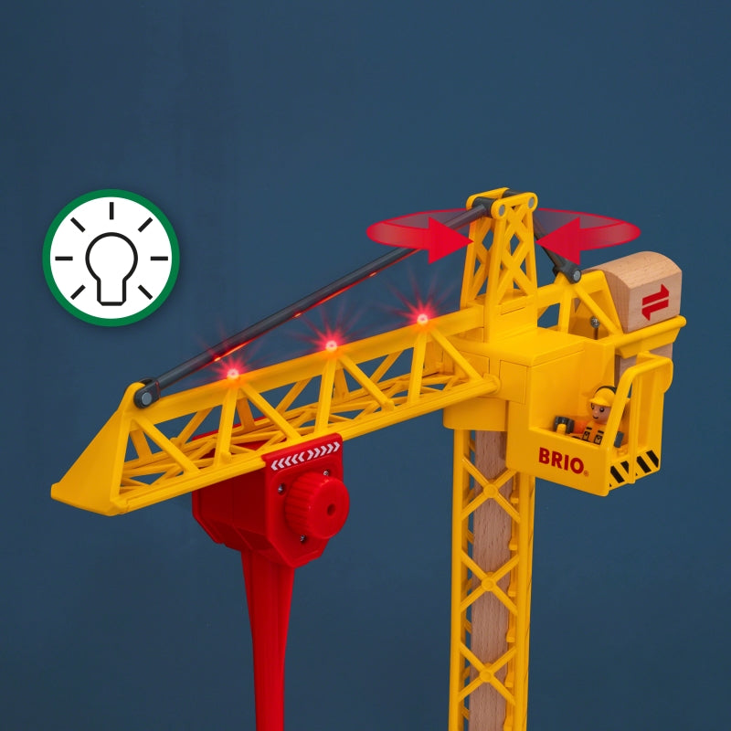 Light Up Construction Crane - Brio