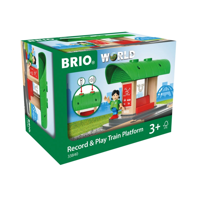 Record & Play Train Platform - BRIO