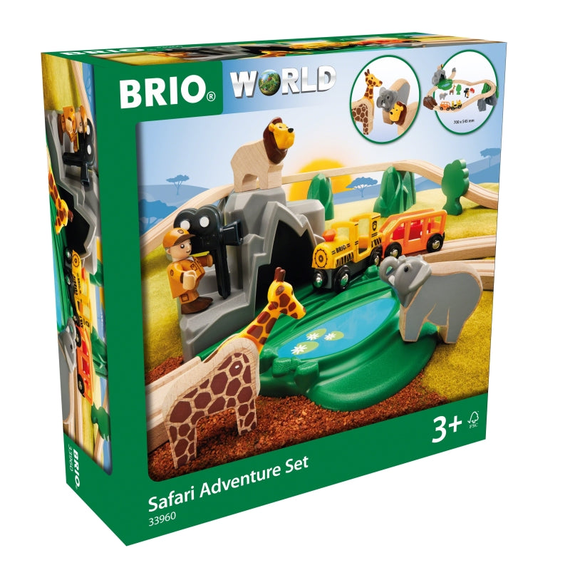 Safari Adventure Railway Set 26 pieces - Brio