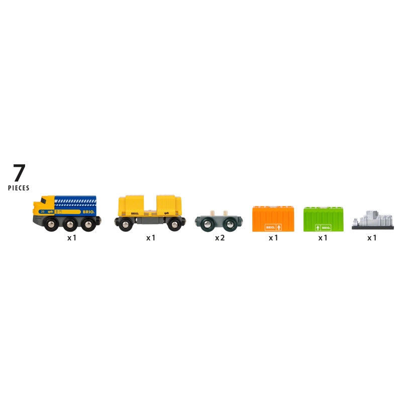 Three Wagon Cargo Train - Brio