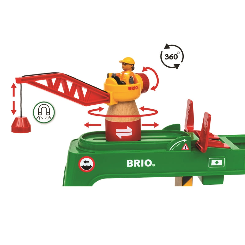 Container Crane 6 pcs - Brio