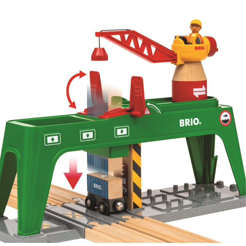 Container Crane 6 pcs Brio