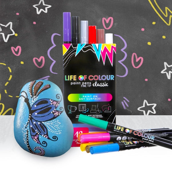 Classic Colour Paint Pens 1mm Fine Tip - Life of Colour